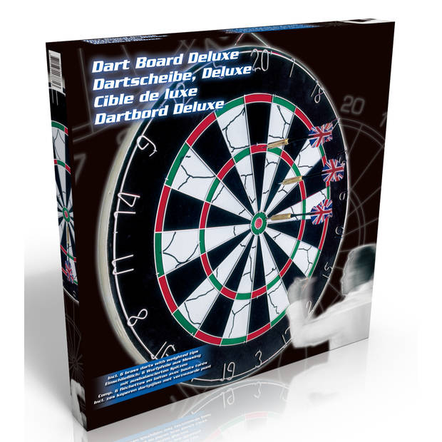Lifetime Games dartbord - tweezijdig - met 2 sets verzwaarde dartpijlen - Ø 45 cm