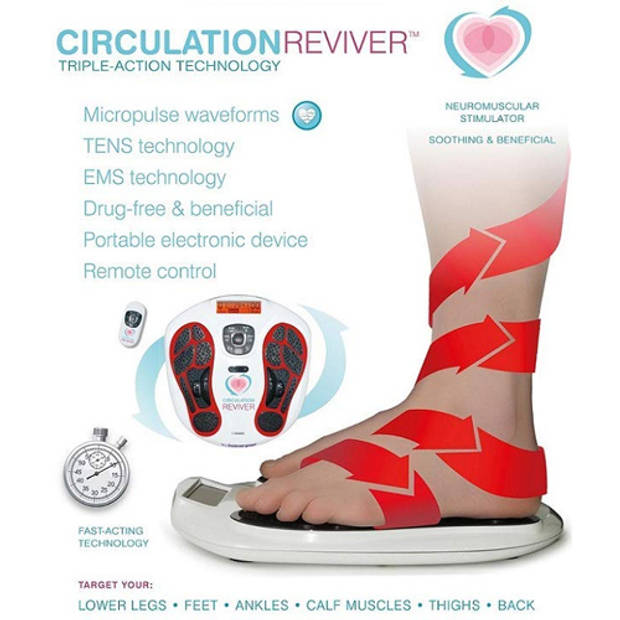 Circulation Maxx Reviver Voetmassage Bloedcirculatie apparaat,Spieren