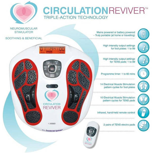 Circulation Maxx Reviver Voetmassage Bloedcirculatie apparaat,Spieren
