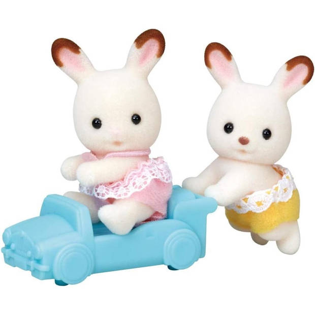 Sylvanian Families Tweeling Chocoladekonijn - Speelfigurenset