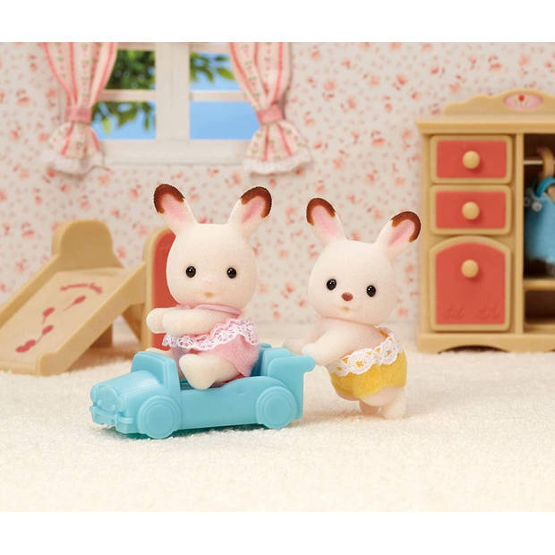 Sylvanian Families Tweeling Chocoladekonijn - Speelfigurenset