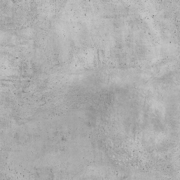 vidaXL Opbergbankje 102x42x45 cm bewerkt hout betongrijs