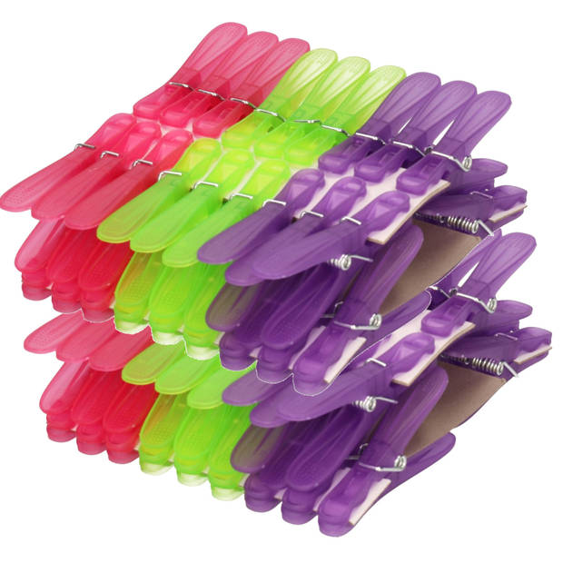 180x Sorbo gekleurde wasgoedknijpers - Knijpers