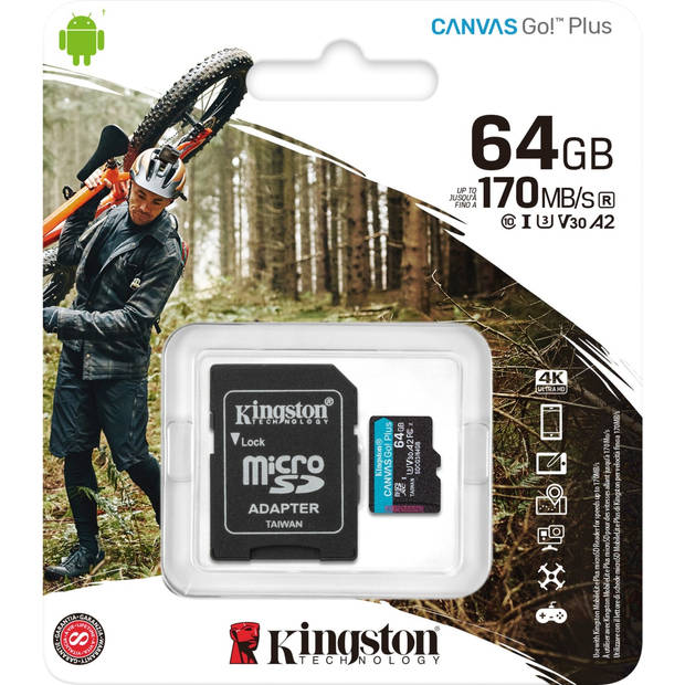 Canvas Go! Plus microSD 64 GB