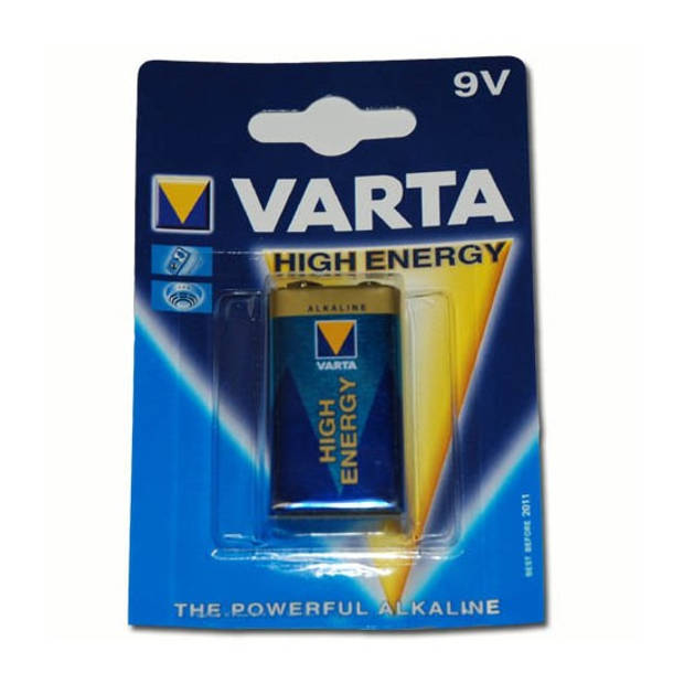 Varta Energy Alkaline batterij - 9V - blokbatterij - LR61 - batterij 9v blok