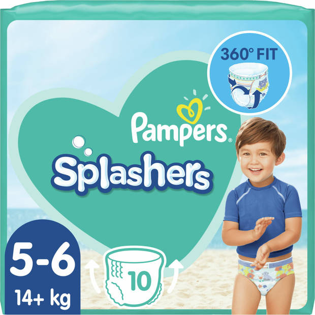 Pampers - Splashers - Wegwerp Zwemluiers - Maat 5/6 - 10 stuks