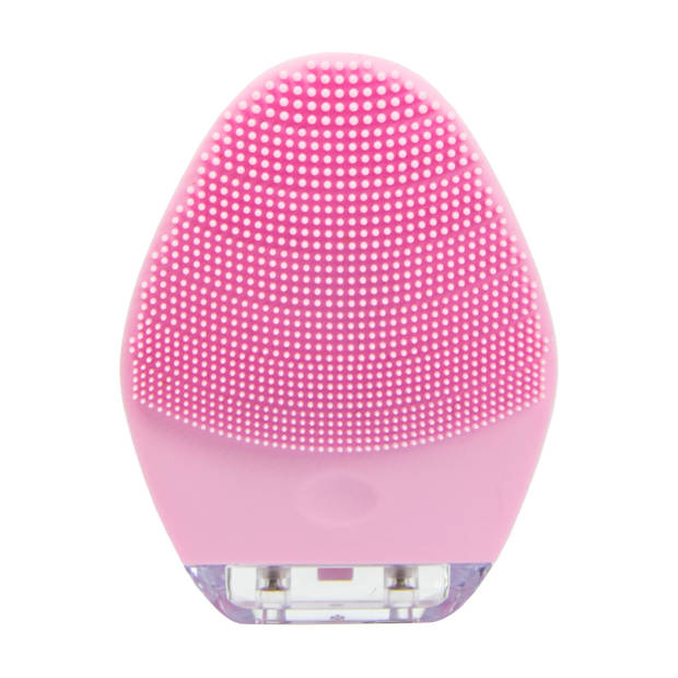 Peach Beauty Elektrische Gezichtsreinigingsborstel - Waterdicht - Siliconen - USB Oplaadbaar - Roze
