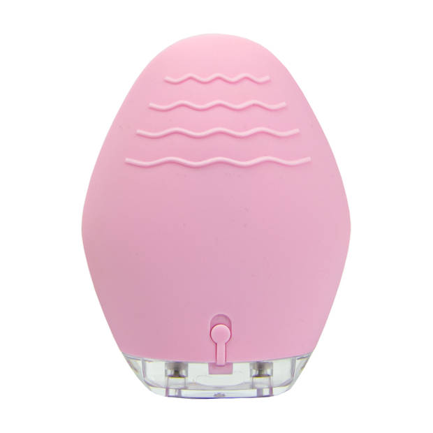 Peach Beauty Elektrische Gezichtsreinigingsborstel - Waterdicht - Siliconen - USB Oplaadbaar - Roze