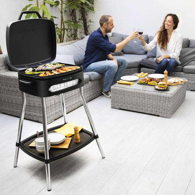 Cecotec Elektrisch staand barbecue - Anti aanbak - Grill - bbq - Barbeque - RVS