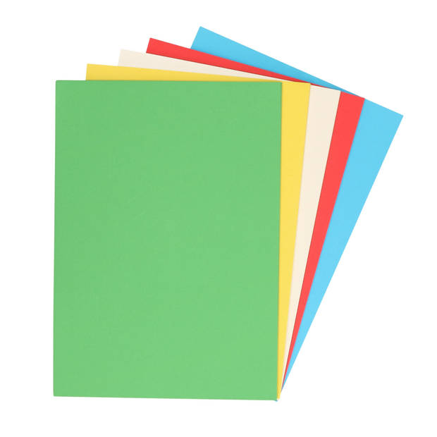 A4 gekleurde tekenvellen van stevig papier 100 vellen - Schetsboeken