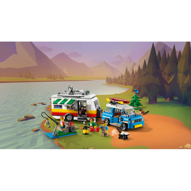 LEGO Creator Familievakantie met caravan - 31108