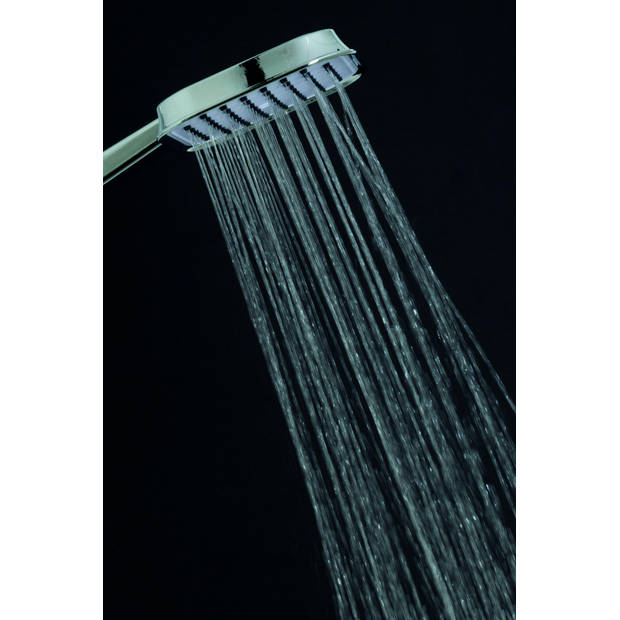 Bath & Shower douchekopset XL ABS chroom/wit 2-delig