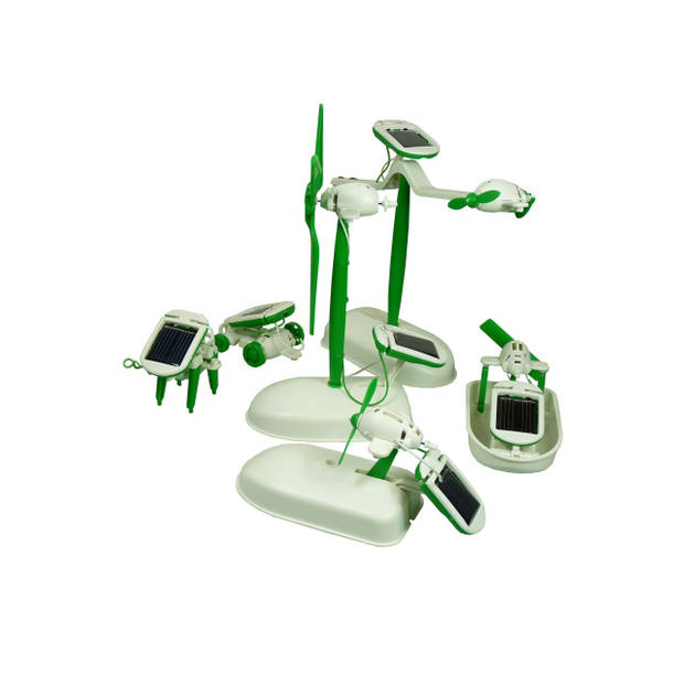 PowerPlus bouwpakket Chameleon 6-in-1 junior wit/groen