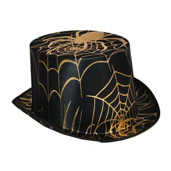 Halloween Hoge spinnen hoed - Verkleedhoofddeksels