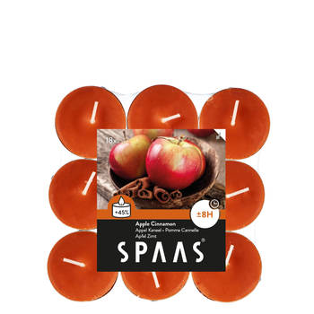 Spaas geurtheelichten - Apple Cinnamon - 8 uur