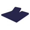 Elegance Splittopper Hoeslaken Jersey Katoen Stretch - donker blauw 160x200cm