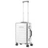 CarryOn ULD Handbagage - Luxe Aluminium Trolley 55cm - Dubbel TSA slot - Dubbele wielen - Aluminium/Zilver