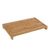 Houten snijplank van Bamboe hout met saprand - Stevige kwaliteit -