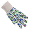 Tuinhandschoenen/werkhandschoenen met blauwe bloemetjes - Tuinartikelen - Werkhandschoenen - Klusartikelen