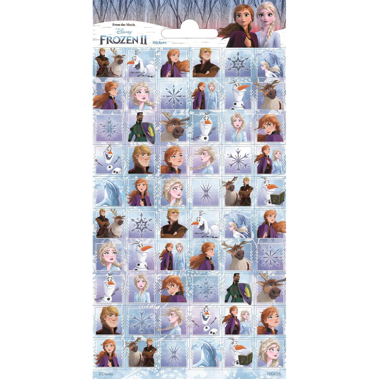 Haza Original stickervel Frozen 2 meisjes papier 60 delig