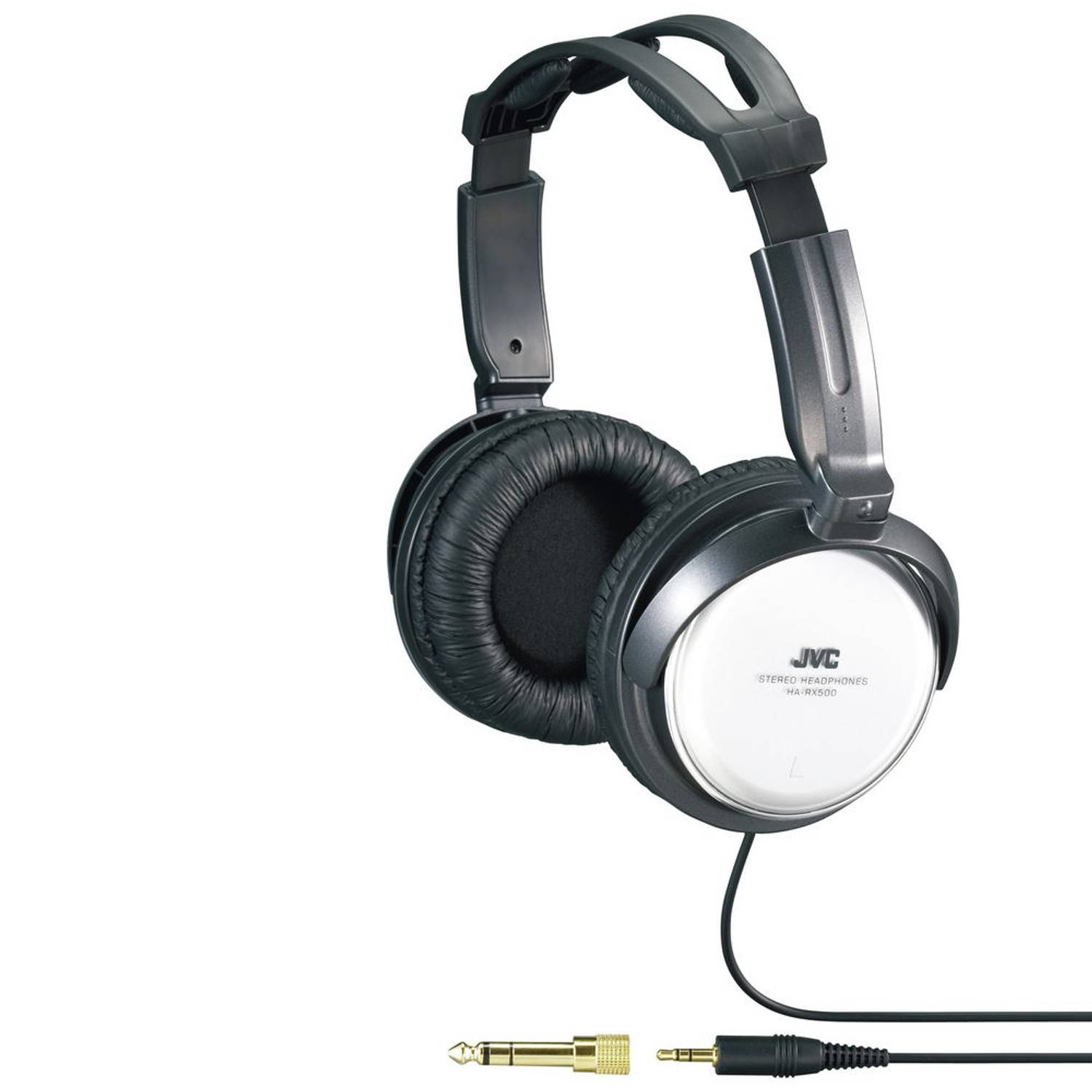JVC HA-RX500 - Over-ear koptelefoon - Zwart/Zilver