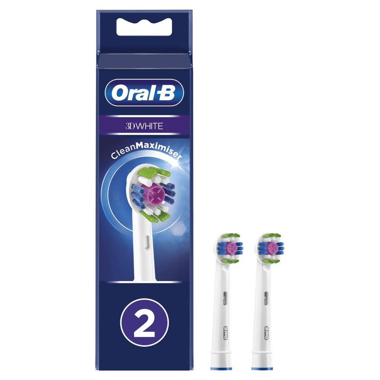 Oral-B 3D White Opzetborstel 2 Stuks