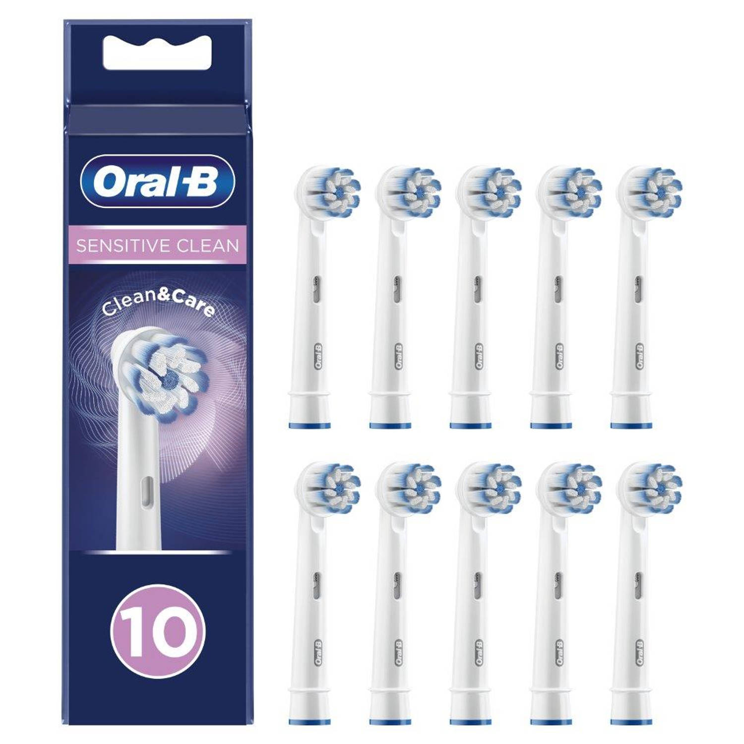 Oral-B opzetborstels Sensitive Clean (10 stuks)