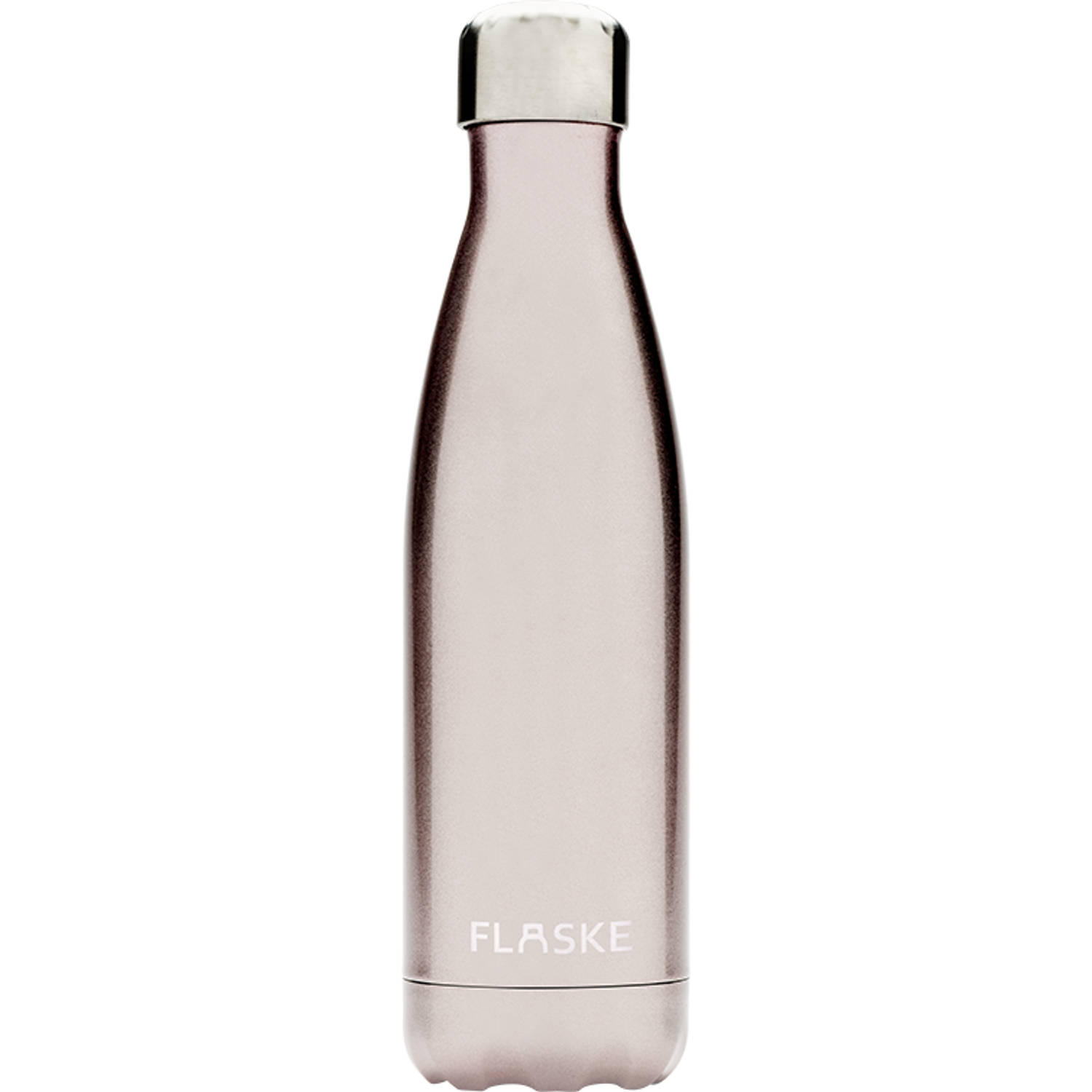 Flaske - Bottle - 500ml/roze/dubbelwandig Roestvrij Staal/67