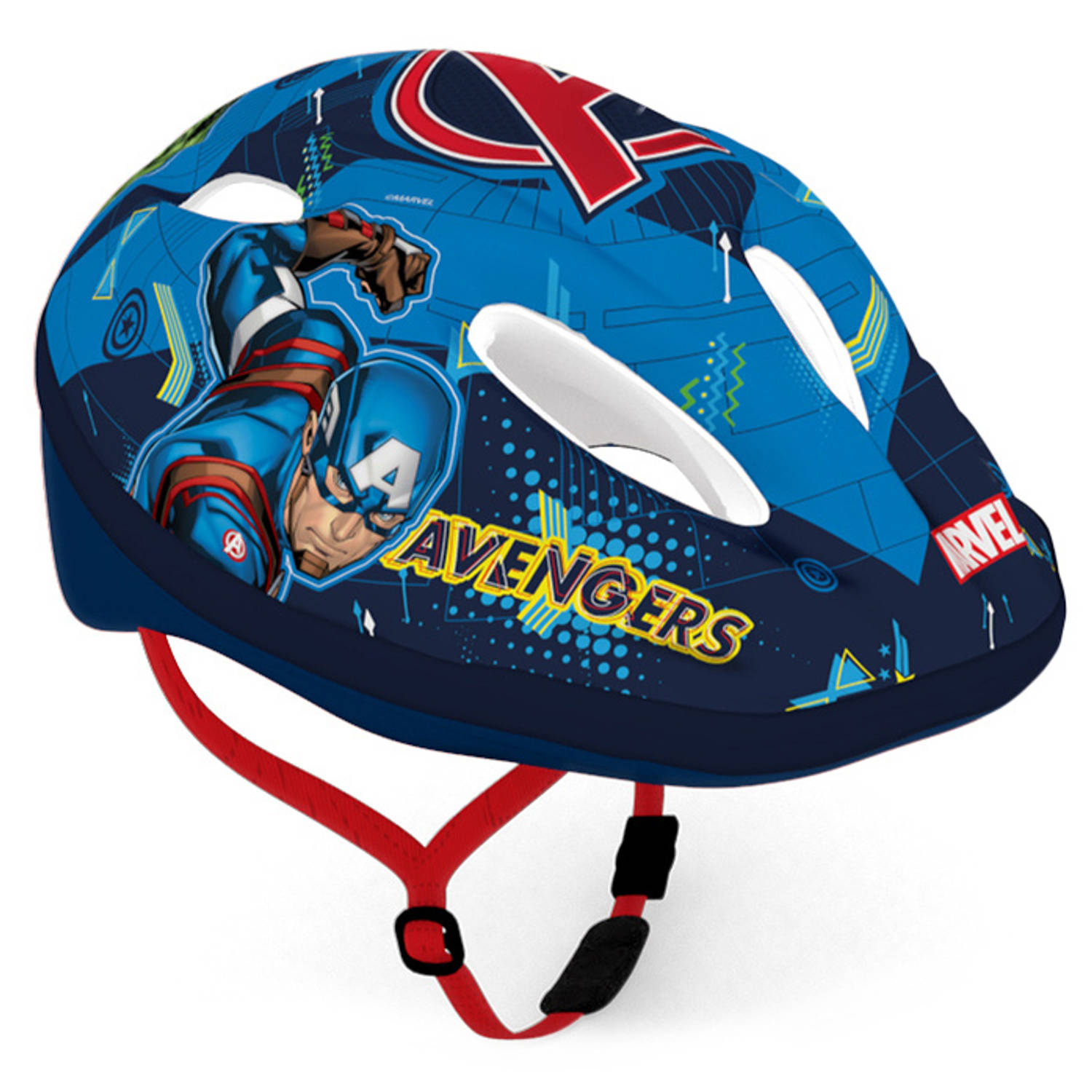 Disney kinderhelm Avengers junior blauw maat 52 56