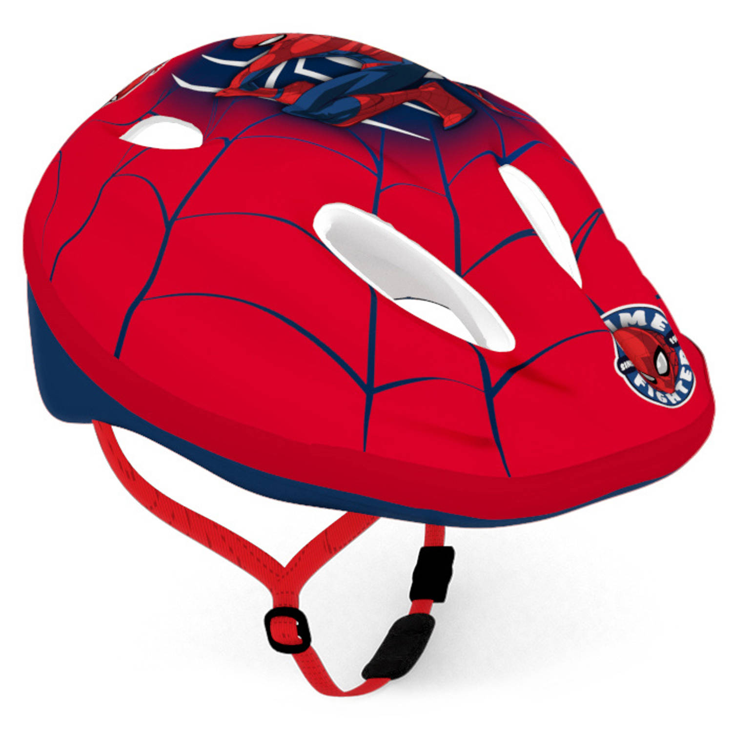 Marvel kinderhelm spiderman jongens rood maat 52-56