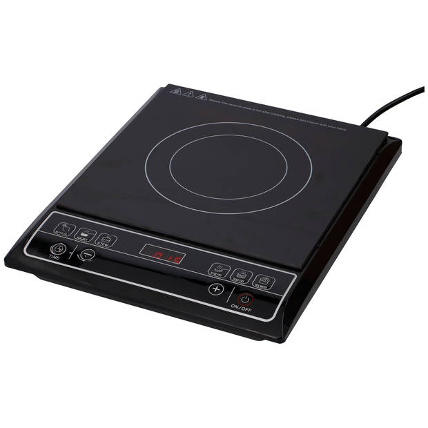 Inductie kookplaat - 1600W - 6 warmteinstellingen