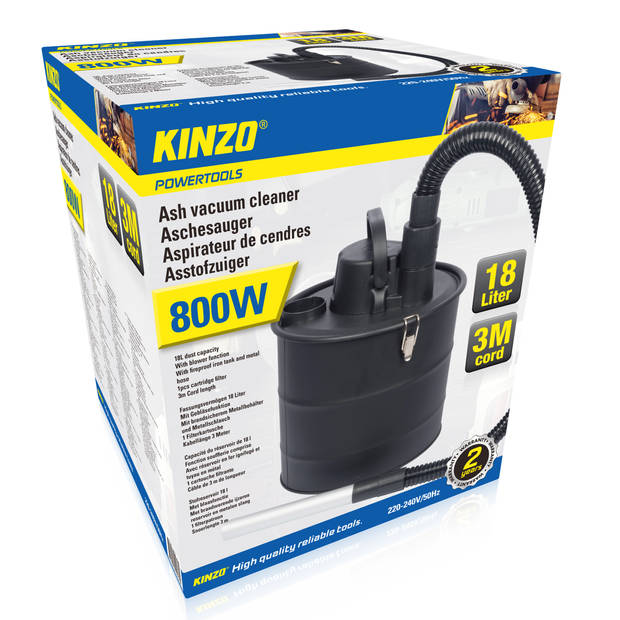 Kinzo Asstofzuiger 18 Liter