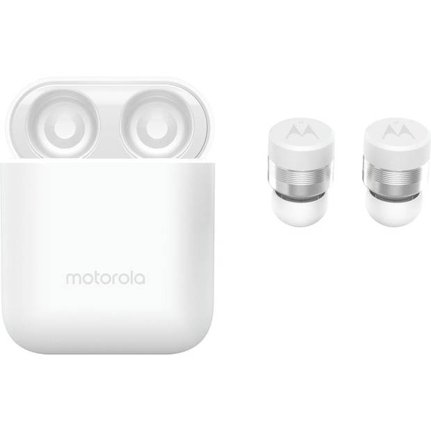 Motorola VerveBuds 110 oordopjes - Waterbestendig - Draadloos - Wit
