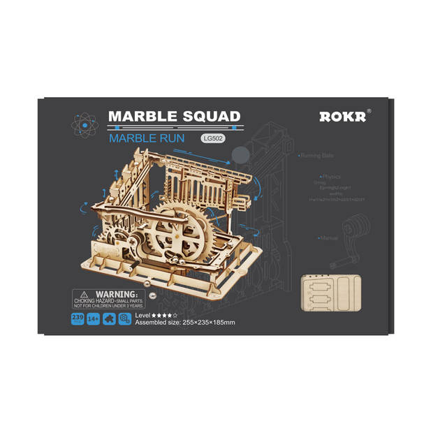 Robotime Marble Squad - Knikkerbaan - Houten Modelbouw