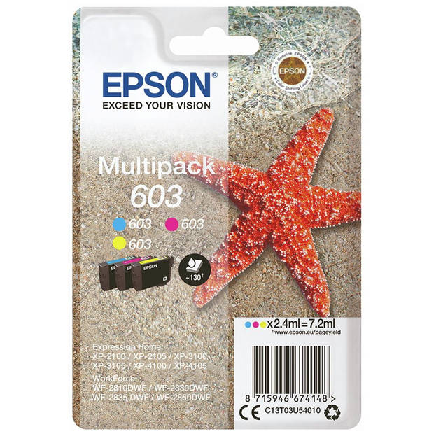 Epson Cartridge multipack kleur (3 stuks)