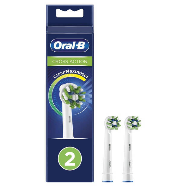 Oral-B CrossAction Opzetborstel - 2 Stuks
