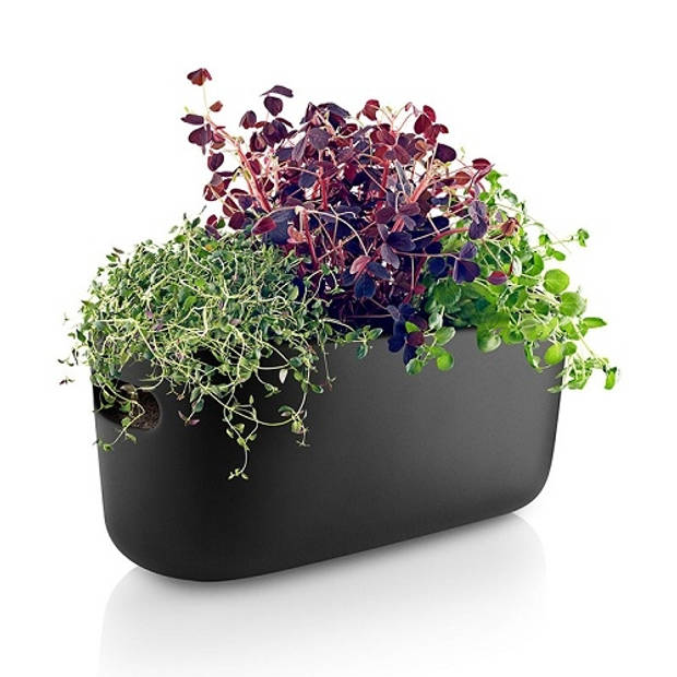 Bloempot met Bewateringssysteem - 31 cm - Zwart - Eva Solo