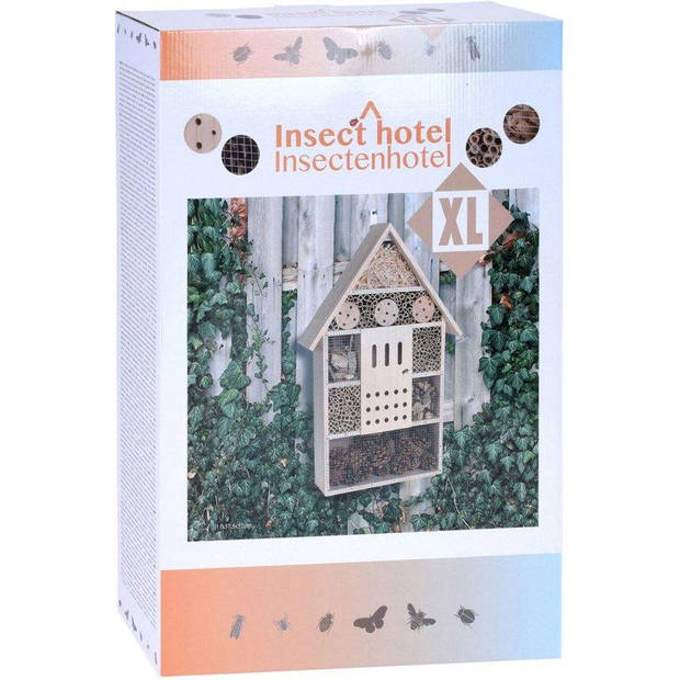 Relaxwonen Insectenhotel XL Hout Nestkast voor insecten Help insecten de winter door te komen!