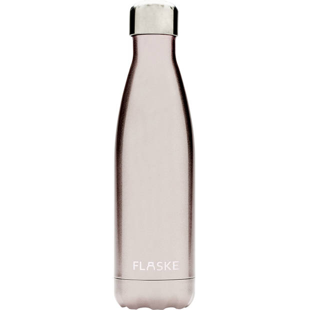 FLASKE - Bottle - 500ML/ROZE/Dubbelwandig roestvrij staal/67