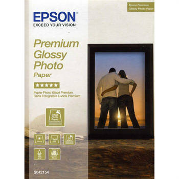 EPSON Premium glanzend fotopapier 1 pak S042154 - 130x180mm - 30 vellen - 255 g / m2