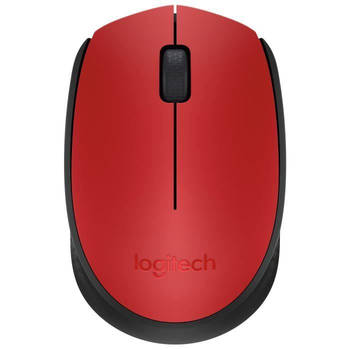 Logitech M171 draadloze muis rood