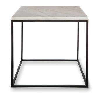 Blokker decoratietafel marmer - vierkant - 38x38 cm