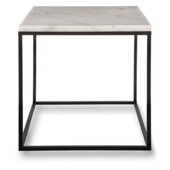 Blokker decoratietafel marmer - vierkant - 33x33 cm