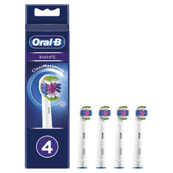 Oral-B 3D White Opzetborstel - 4 Stuks