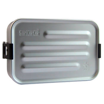 Sigg bewaardoos Metal Box Plus S aluminium zilver