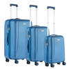 CarryOn Skyhopper kofferset – TSA Trolleyset met OKOBAN – Dubbele wielen - Blauw