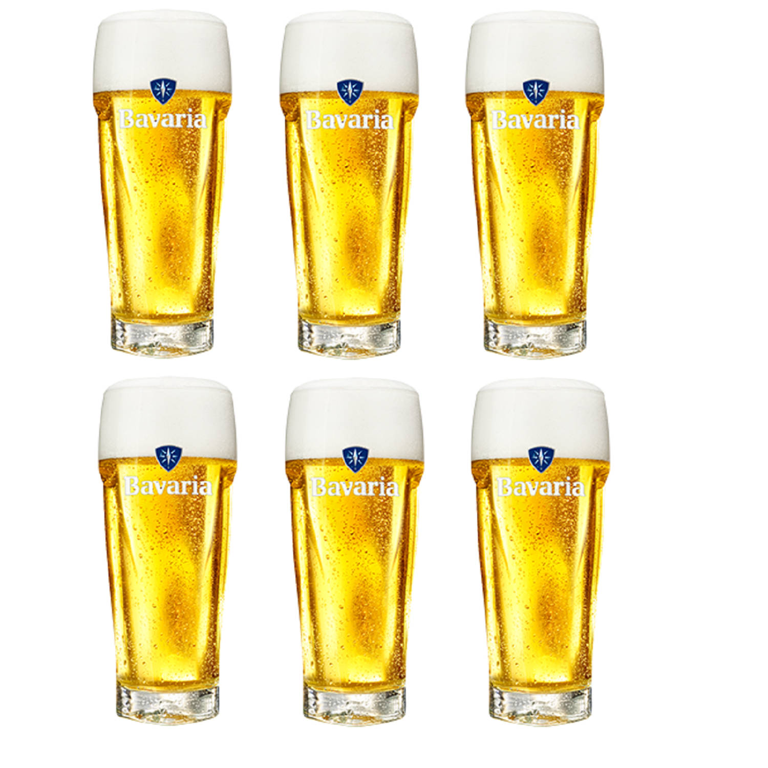 caravan Almachtig Sociaal Bavaria Bierglazen 250 ml - 6 Stuks | Blokker