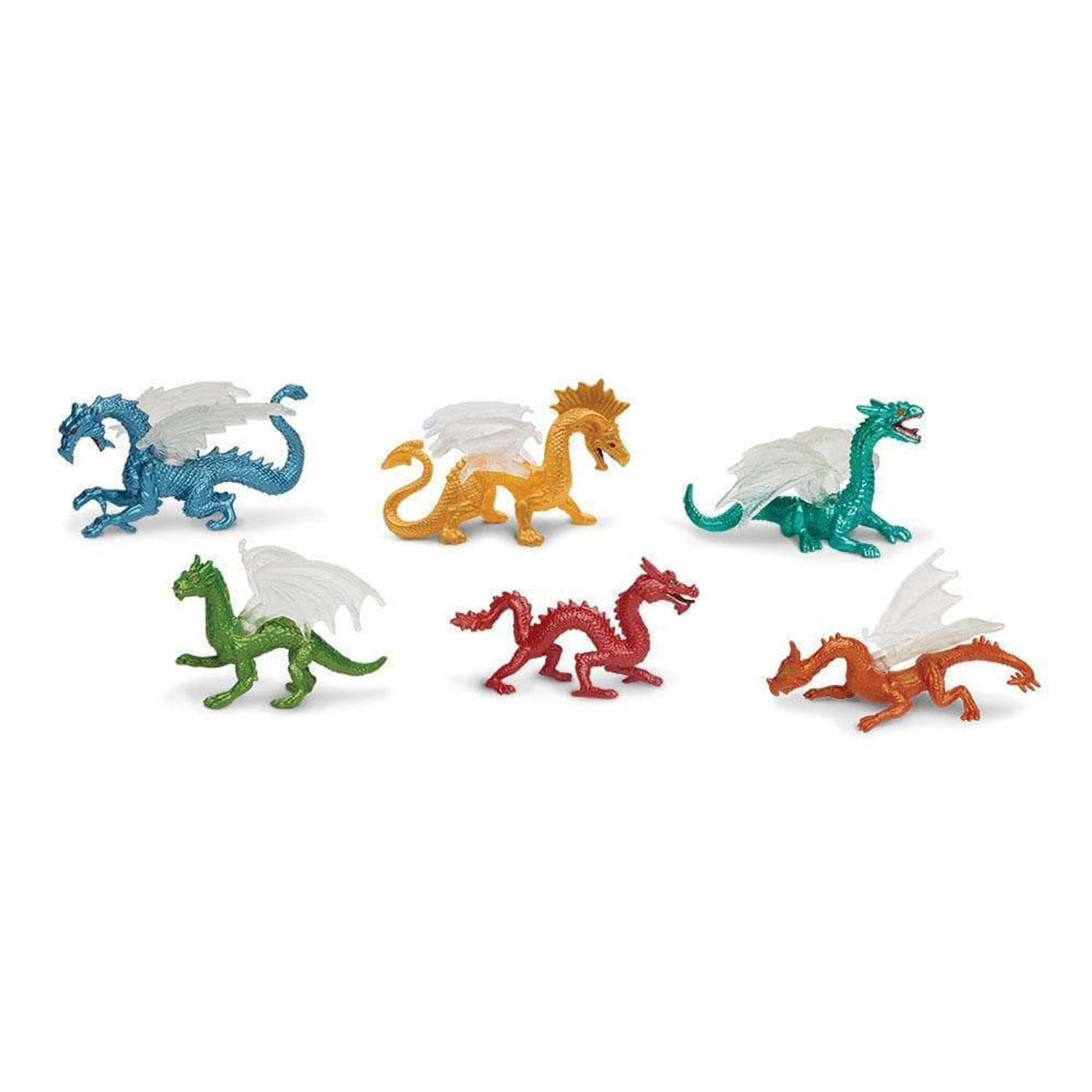 Safari speelset Dragons designer Toob junior 6-delig