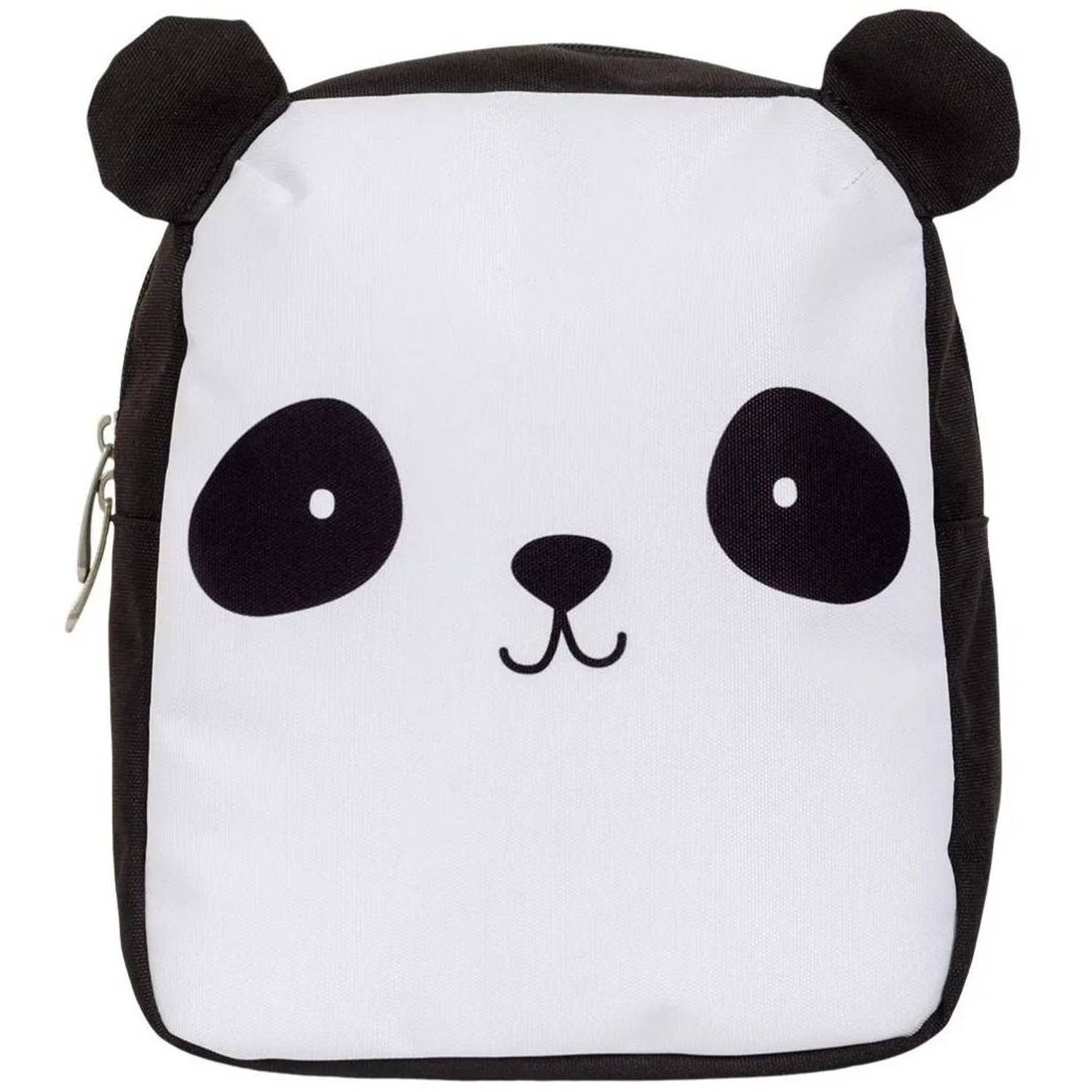 Little Lovely rugzak Panda junior 5,5 liter polyester zwart-wit