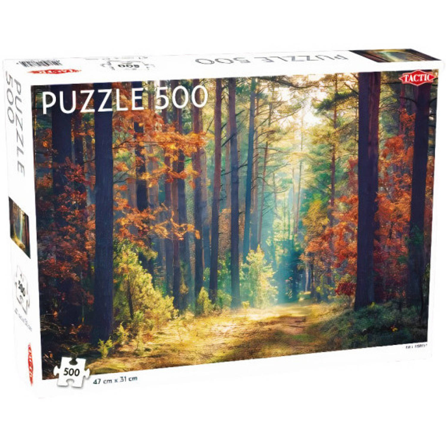 Tactic puzzel herfst bos 47 x 31 cm 500 stukjes